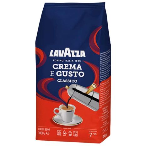 Lavazza Crema e Gusto Classico Coffee в 1 кг зерна