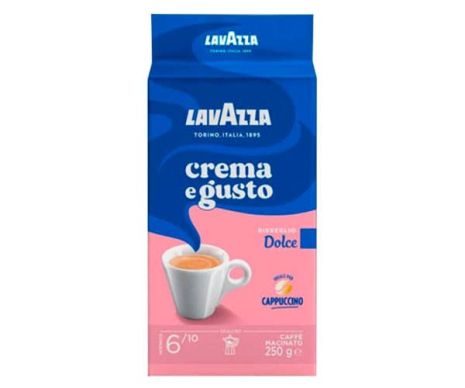 Lavazza crema e gusto dolce кава кава e густо гучні 250 г.