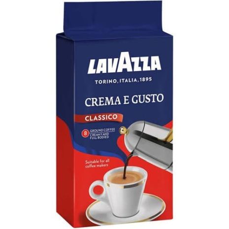 Кофе Лавацца Lavazza Crema e gusto Classico Крема е Густо Классико молотый 250 г