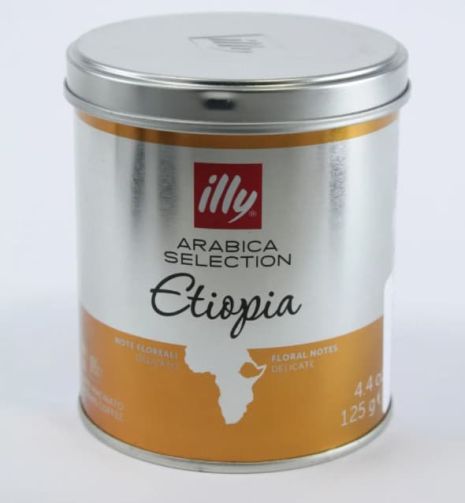 Кофе Илли ILLY Эфиопия Ethiopia молотый ж/б 125 г