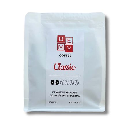 Кофе в зернах BEMY Coffee Classic | 250 г (АРАБІКА)