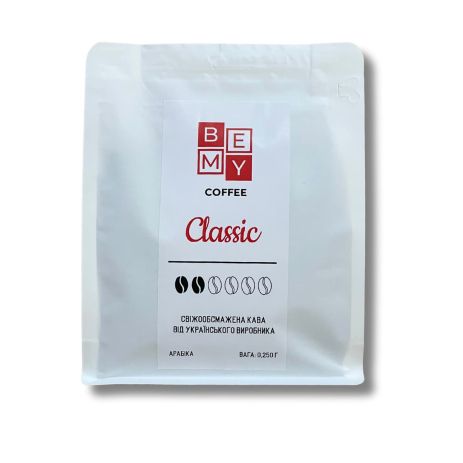 Кофе в зернах BEMY Coffee Classic | 250 г (АРАБІКА)