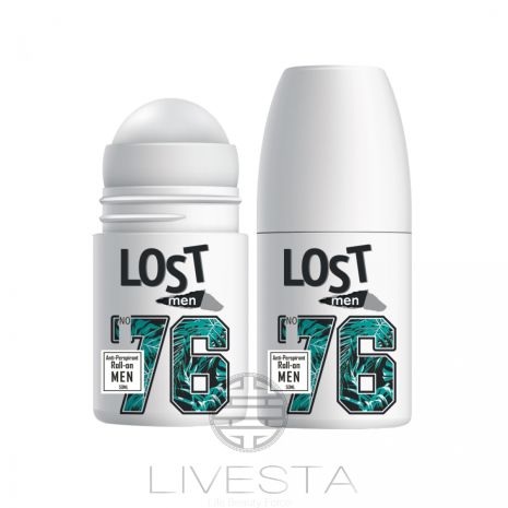 Мужской роликовый дезодорант LOST 76, 50 мл
