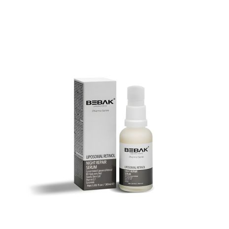 Ночная антивозрастная сыворотка для лица с липосомальным ретинолом Bebak Pharma, 30 мл Ночная антивозрастная сыворотка для лица с липосомальным ретинолом Bebak Pharma, 30 мл