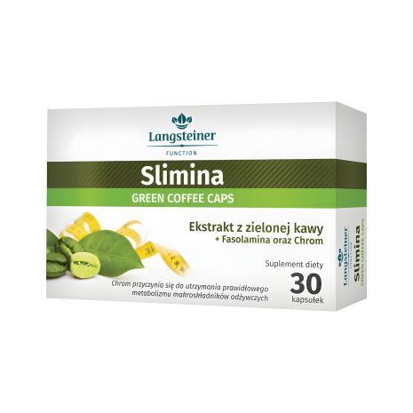 Дієтична Добавка Slimina Зелена КаваХром Langsteiner, 30 капсул Дієтична Добавка Slimina Зелена КаваХром Langsteiner, 30 капсул