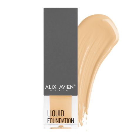 Жидкое тональное основание из SPF 35 ALIX AVIEN, 302 Ochre Beige, 35 мл