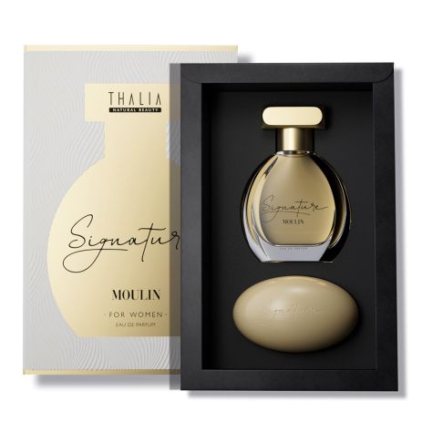 Женский парфюмерный набор EDP+мыло Moulin THALIA Signature, 50 мл+100 г