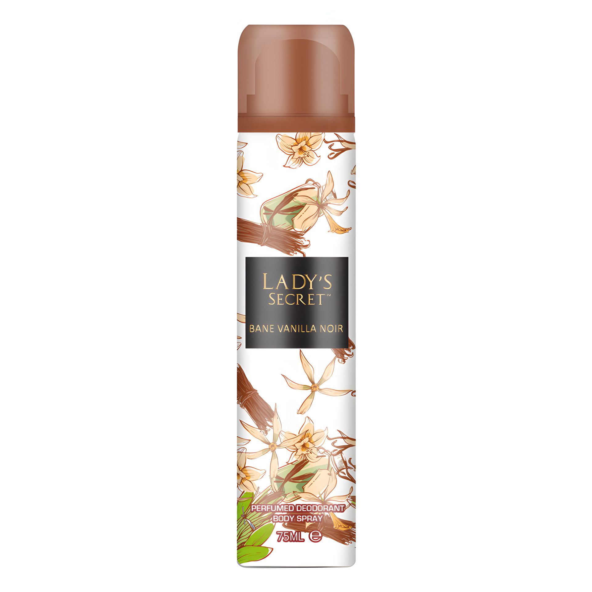Жіночий дезодорант-спрей Lady's Secret Bane Vanilla Noir, 75 мл Жіночий дезодорант-спрей Lady's Secret Bane Vanilla Noir, 75 мл