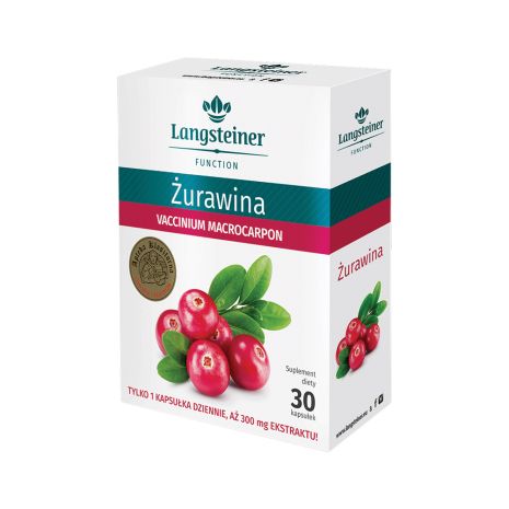 Диетическая Добавка Клюква Langsteiner, 30 капсул