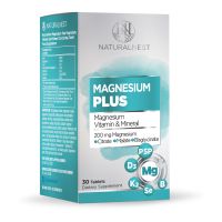 Магній плюс вітаміни та мінерали, дієтична добавка Naturalnest, 30 таблеток
