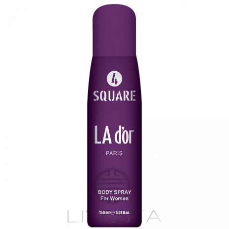 Жіночий дезодорант спрей 4 SQUARE La Dor, 150 мл