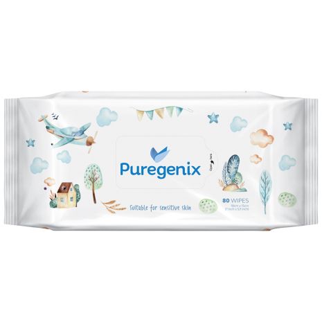 Влажные салфетки для детей Puregenix, 80 шт