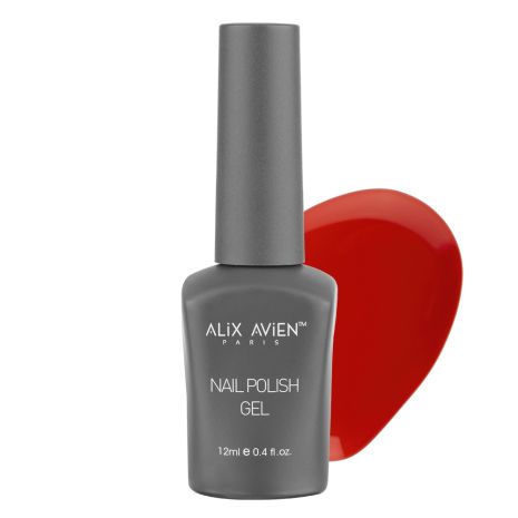 Alix Avien Гель-лак для нігтів 17 Класичний червоний, 12 мл