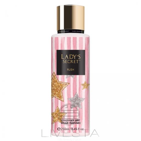 Жіночий парфумований спрей-міст для тіла Lady's Secret Rush, 250 мл