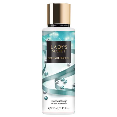 Жіночий парфумований спрей-міст для тіла Ladys Secret Coconut Passion, 250 мл
