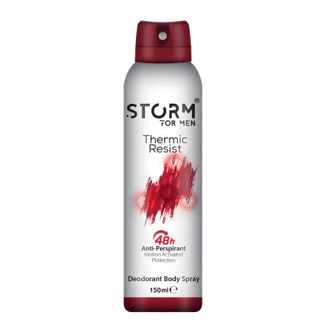Чоловічий дезодорант-антиперспірант для тіла STORM Thermic Resist, 150 мл Чоловічий дезодорант-антиперспірант для тіла STORM Thermic Resist, 150 мл