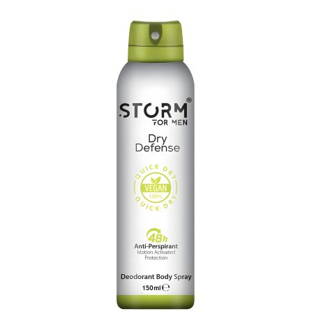 Мужской дезодорант-антиперспирант для тела STORM Dry Defense, 150 мл Мужской дезодорант-антиперспирант для тела STORM Dry Defense, 150 мл
