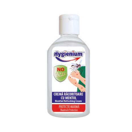 Освіжаючий ментоловий крем після укусів комарів Hygienium, 85 мл Освіжаючий ментоловий крем після укусів комарів Hygienium, 85 мл