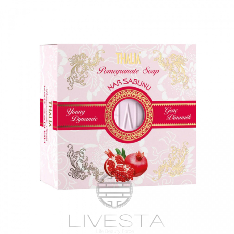 Скрабывающее мыло с соком и косточками граната Thalia, 150 г