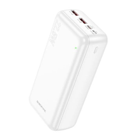 Повербанк Borofone BJ38B Power 22.5W+PD20W 30000 mAh Белый