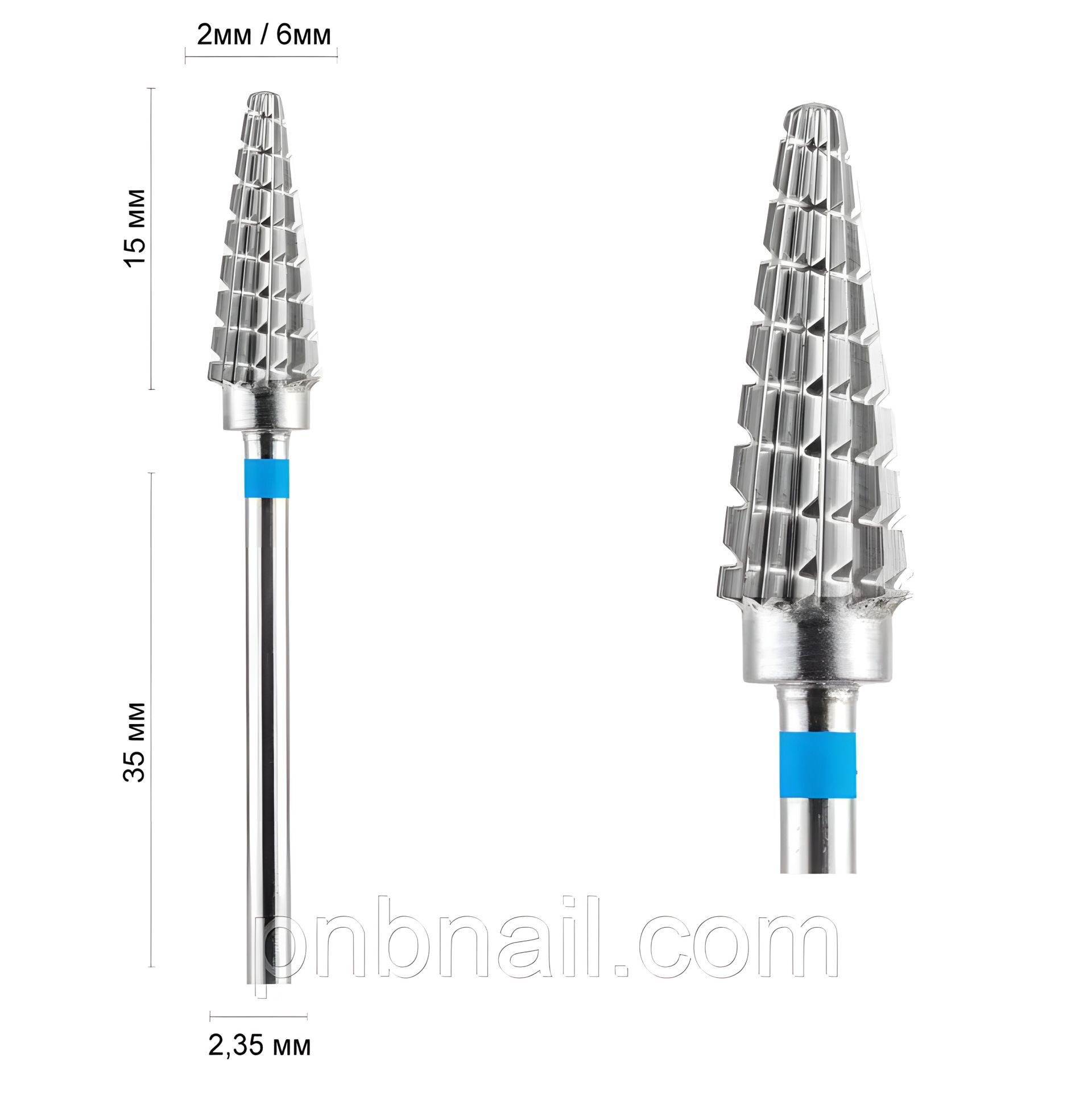 Фреза конус синій 16005 Хільда DLX ( ТВС 500 104 160 005 ) Фреза конус синій 16005 Хільда DLX ( ТВС 500 104 160 005 )