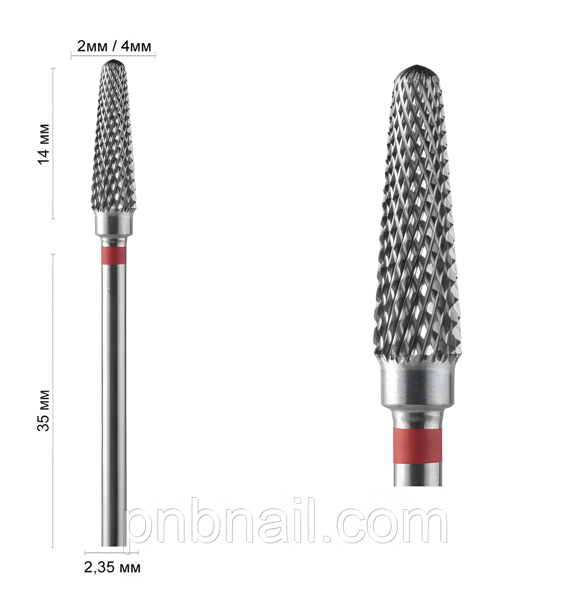 Конусная фреза красная 21240 DLX (ТВС 500 104 201 140 040) Конусная фреза красная 21240 DLX (ТВС 500 104 201 140 040)