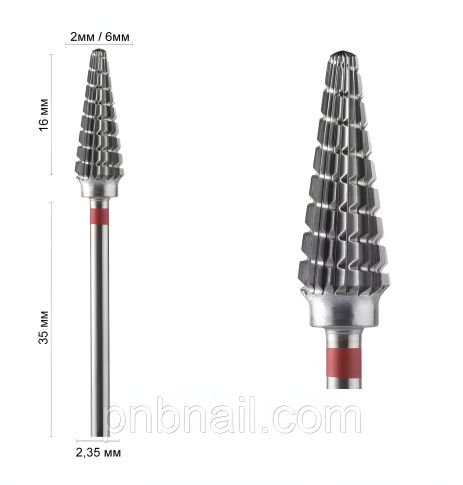 Хільда фреза конус скруглений червоний 16004 DLX ( ТВС 500 104 160 004 ) Хільда фреза конус скруглений червоний 16004 DLX ( ТВС 500 104 160 004 )