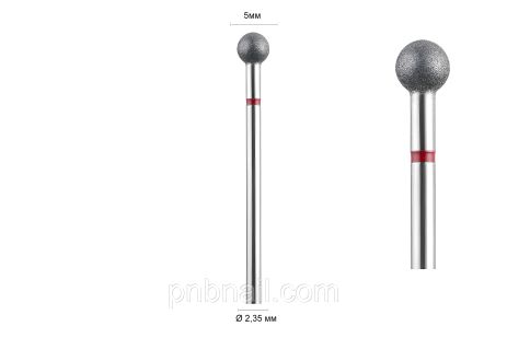 Алмазна фреза 001 червона (Шар) DLX / діаметри-016, 025, 040, 050 050 Алмазна фреза 001 червона (Шар) DLX / діаметри-016, 025, 040, 050 050