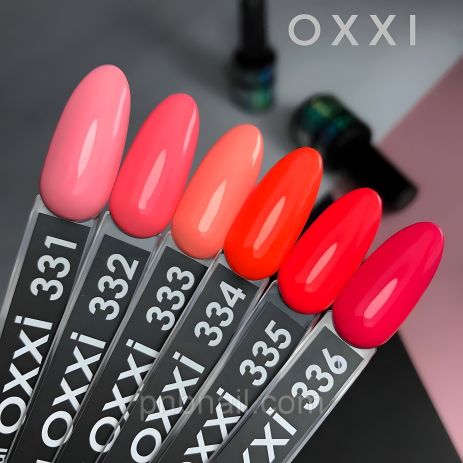 Гель-лак OXXI Professional кольори №337-342, 10 мл