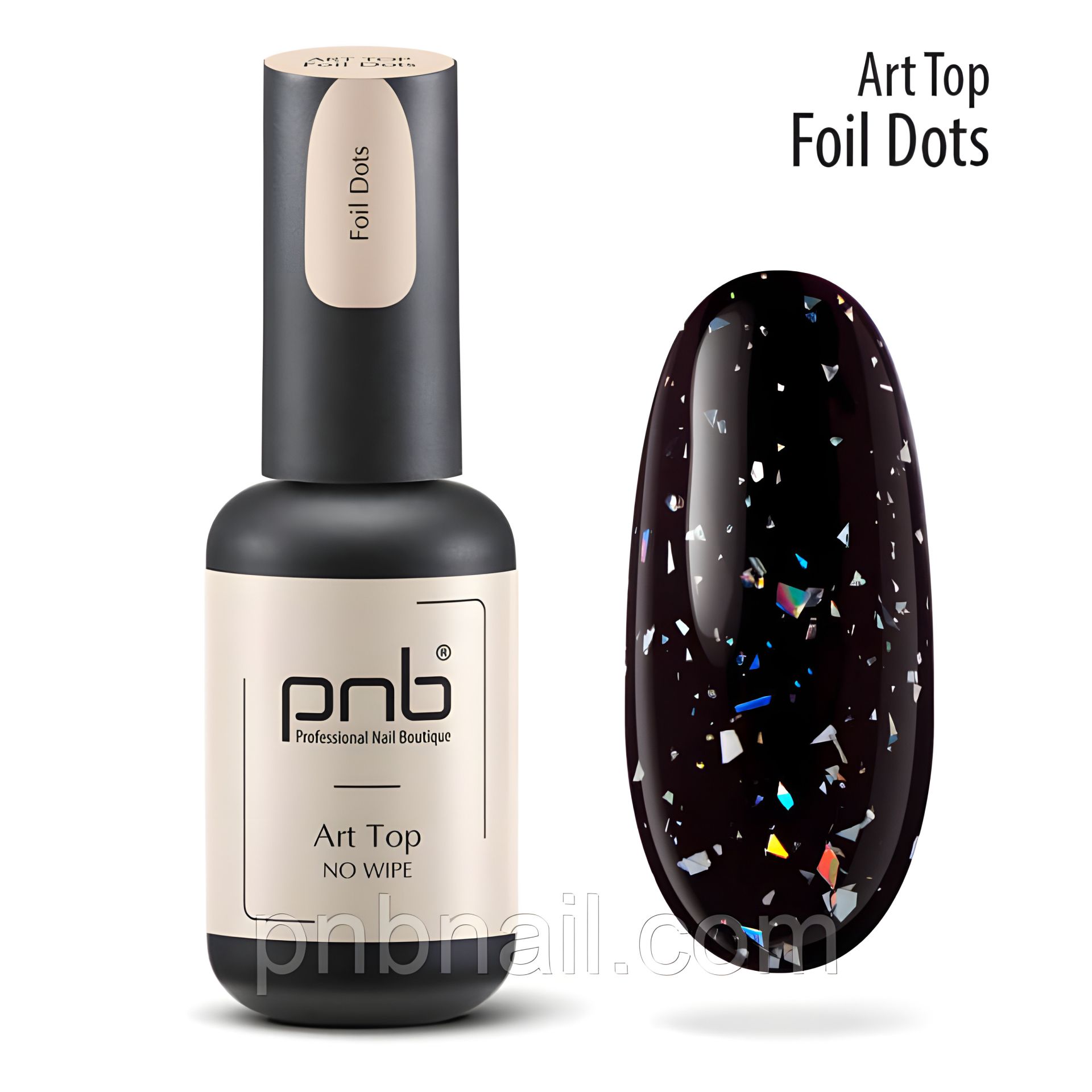 PNB Art Top Foil Dots, завершающее средство, 8 мл PNB Art Top Foil Dots, завершающее средство, 8 мл