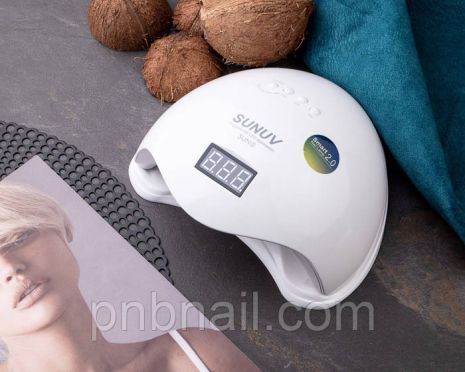 Лампа LED/UV SUNUV 5 (White) 48W з кварцовими діодами / заводська з гарантією