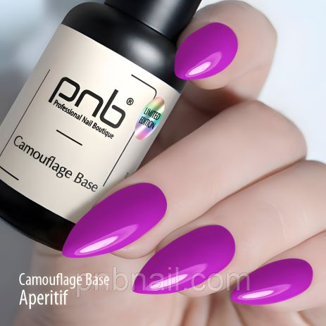 PNB Camouflage Base - Aperitif, purple / Камуфлююча база - Аперитив, пурпурний / 8 мл