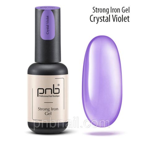 Вітражний гель-архітектор Strong Iron Gel Crystal PNB/ 8 мл фиолетовый