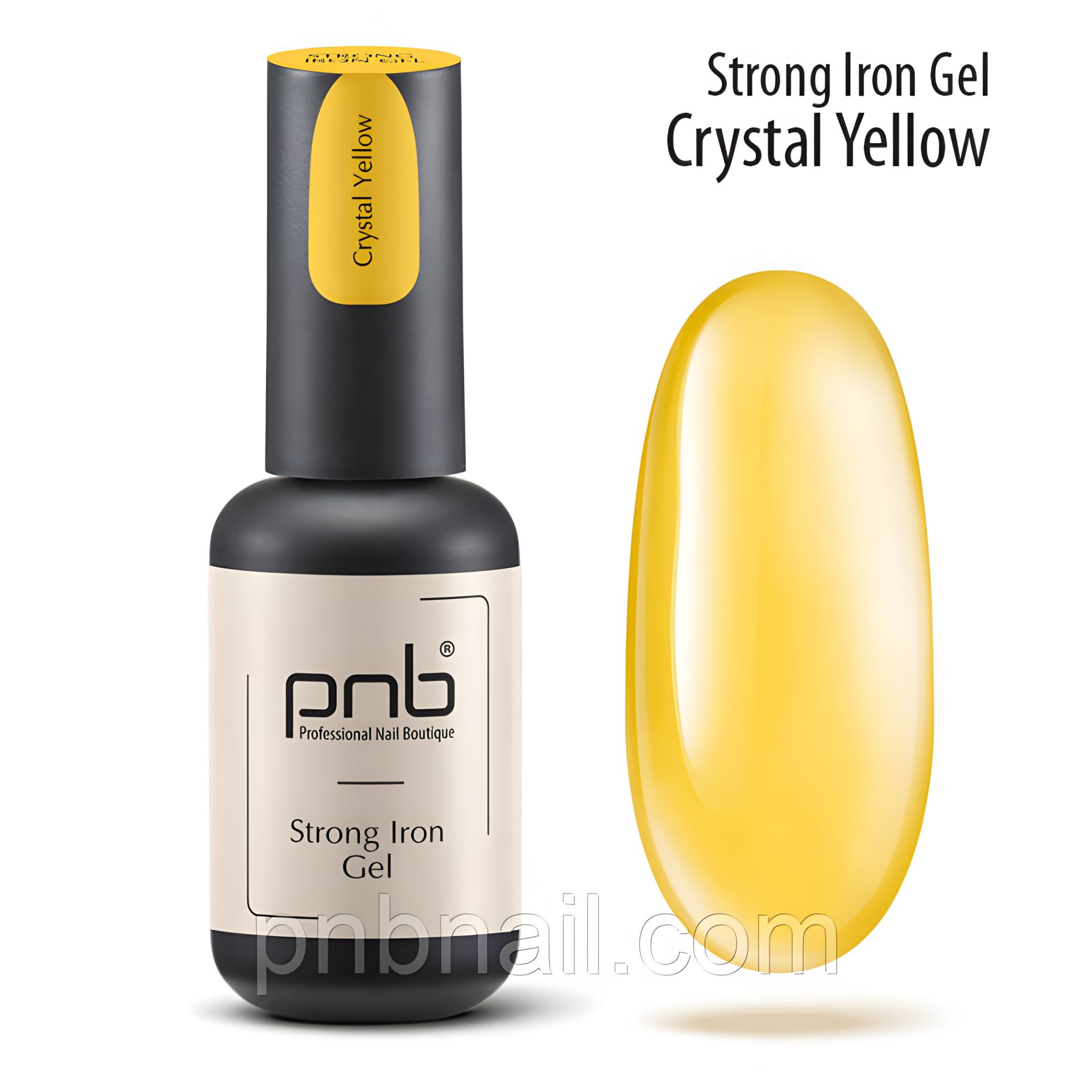 Витражный гель-архитектор Strong Iron Gel Crystal PNB/ 8 мл желтый Витражный гель-архитектор Strong Iron Gel Crystal PNB/ 8 мл желтый