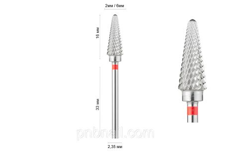 Фреза конус червоний 21160 DLX (ТВС 500 104 103 148 060) Фреза конус червоний 21160 DLX (ТВС 500 104 103 148 060)