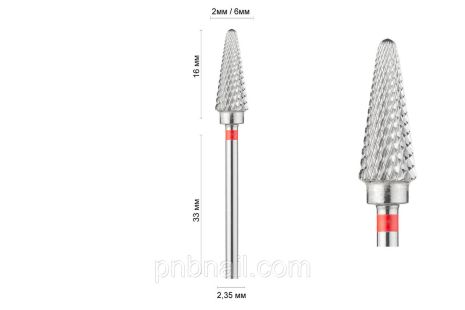 Фреза конус червоний 21160 DLX ( ТВС 500 104 103 148 060 )