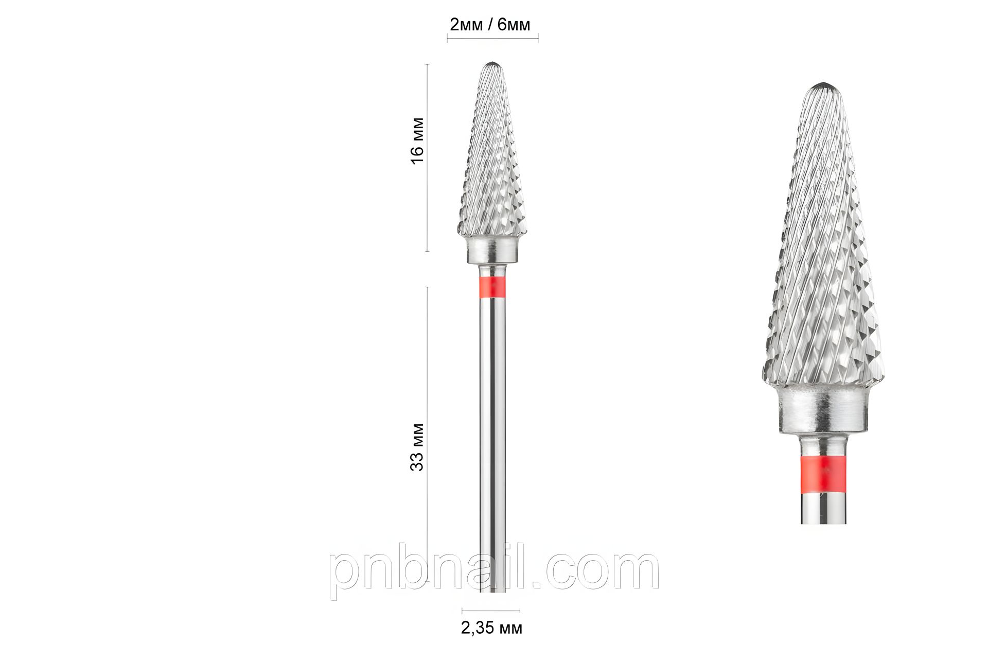 Фреза конус червоний 21160 DLX (ТВС 500 104 103 148 060) Фреза конус червоний 21160 DLX (ТВС 500 104 103 148 060)