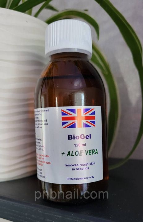 Ремувер для педикюра BioGel (алое вера) , 60 мл 120