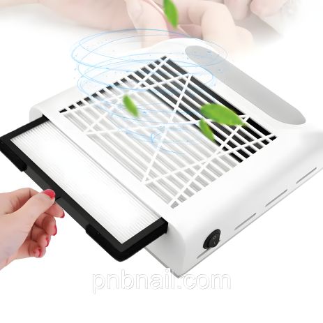 Манікюрна витяжка Simei 858-8 з НЕРА-фільтром 80W (біла) Манікюрна витяжка Simei 858-8 з НЕРА-фільтром 80W (біла)