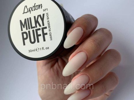 LUXTON молочная камуфлирующая база Milky Puff / 10мл,15мл, 30 мл