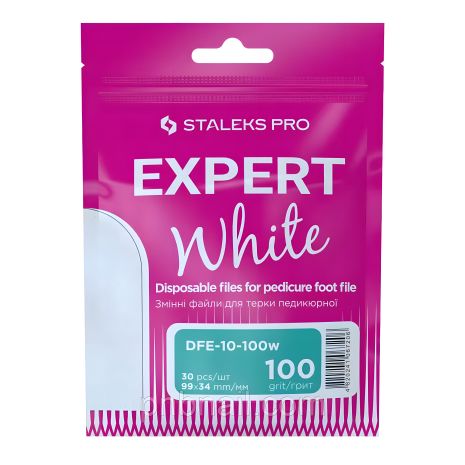 Змінних файлів набір для тертки педикюрний STALEKS PRO EXPERT, 30 шт. (абразив 80/100/180) 100 Змінних файлів набір для тертки педикюрний STALEKS PRO EXPERT, 30 шт. (абразив 80/100/180) 100