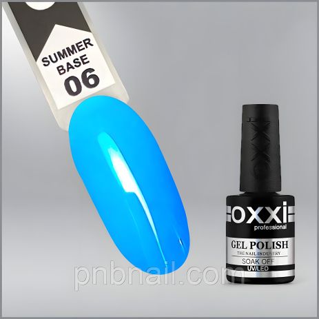 Лак для ногтей Oxxi SUMMER Base, 10мл / 01-07 06