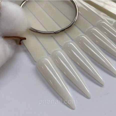 Форма "Стилет" типси на кільці, 40 шт. (молочні / прозорі)