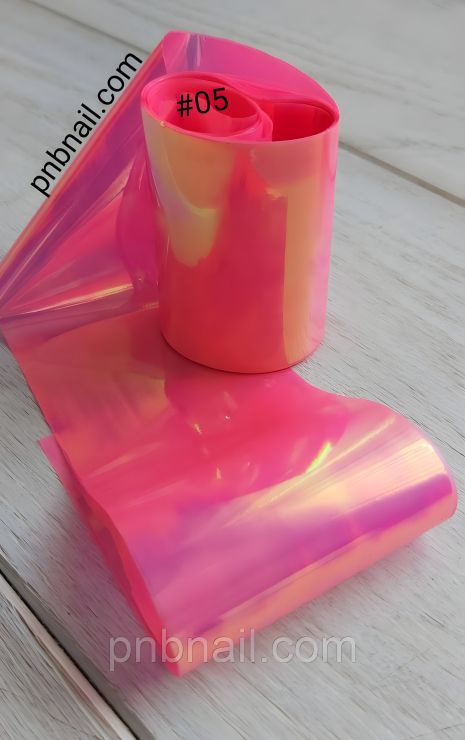 Неоновая фольга "битое стекло "№05