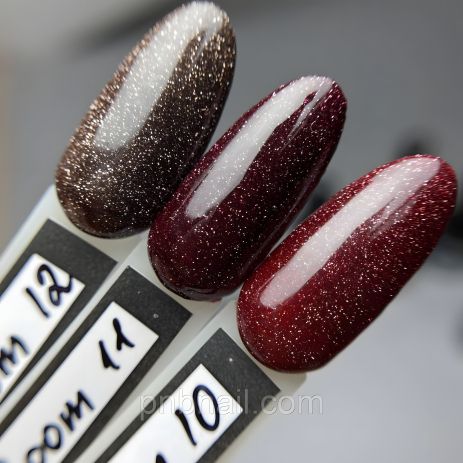 Отражающие гель-лаки OXXI "DISCO BOOM" №01-12, 10 мл