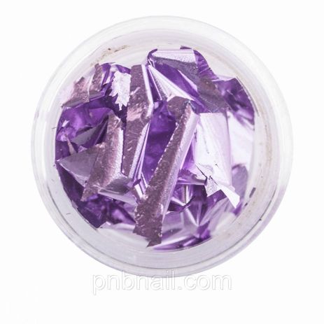 Фольга сусальное золото FRC Beauty ( фольга поталь жатая ) / цвета в ассортименте сиреневый