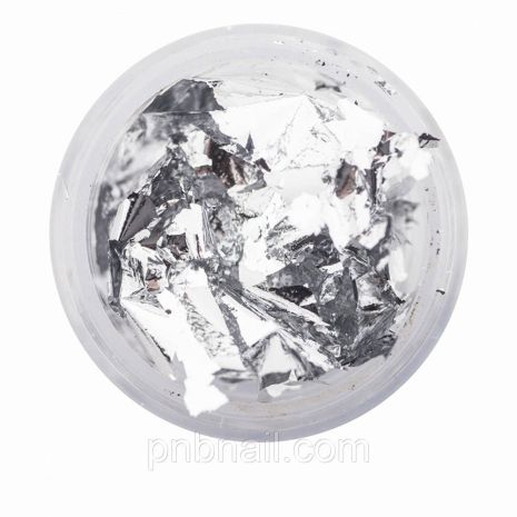 Фольга сусальное золото FRC Beauty ( фольга поталь жатая ) / цвета в ассортименте серебристый