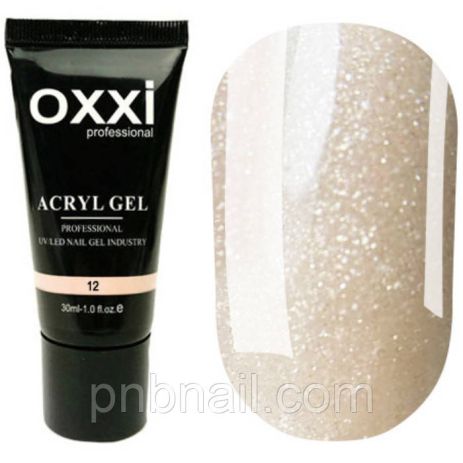 Acryl-Gel OXXI professional №12 с шиммером , 30 мл