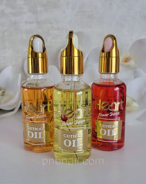 Олійка для кутикули HEART квіткова, з піпеткою / 50 мл