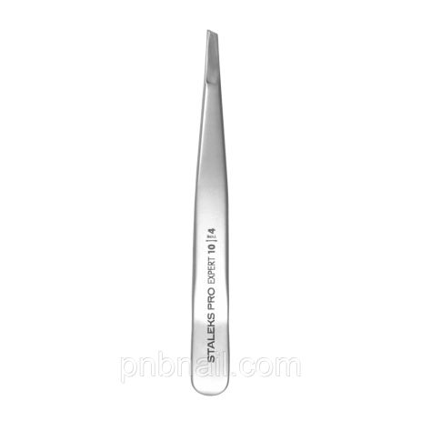ПИНЦЕТ ДЛЯ БРОВЕЙ STALEKS PRO EXPERT 10 TYPE 4